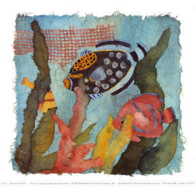 Tropical Fish I V Print Tropical Fish I V Print