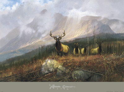 Bookcliffs Elk II Print Bookcliffs Elk II Print