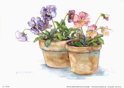 Two Pots Print Two Pots Print