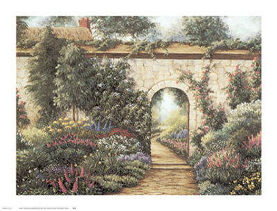 The Garden Gate Print The Garden Gate Print
