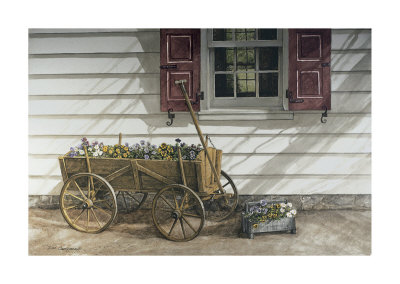 Pansies for Sale Print Pansies for Sale Print
