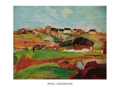 Landscape at Pouldu Print Landscape at Pouldu Print