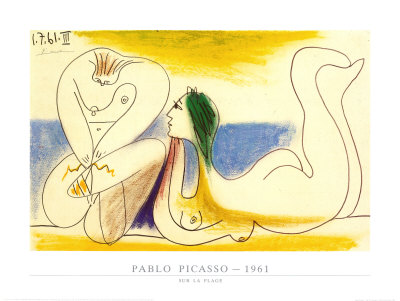 Sur la Plage, 1961 Print Sur la Plage, 1961 Print