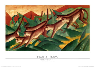 Affenfries, 1911 Print Affenfries, 1911 Print