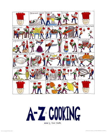 A-Z of Cooking Print A-Z of Cooking Print