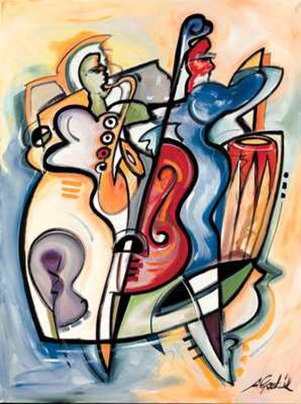 Jazz Latino Print Jazz Latino Print