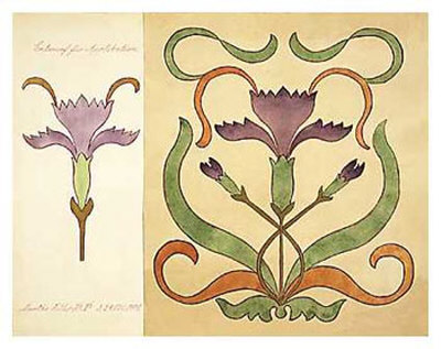 Art Nouveau Designs Print Art Nouveau Designs Print