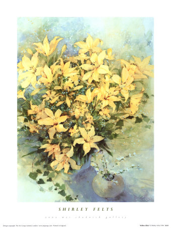 Yellow Lilies Print Yellow Lilies Print
