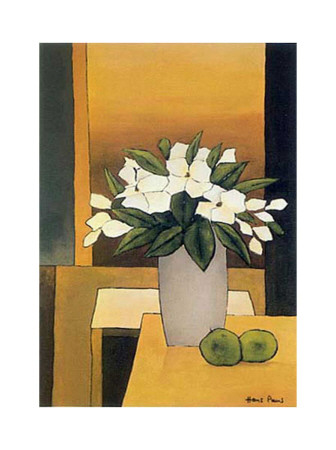 White Flowers III Print White Flowers III Print