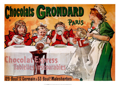 Chocolats Grondard Print Chocolats Grondard Print