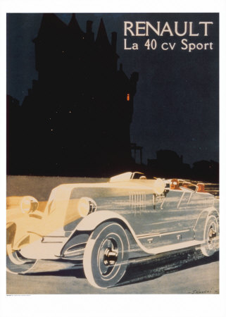Renault La 40 Cv Sport Print Renault La 40 Cv Sport Print