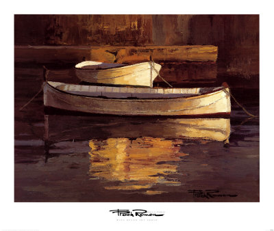 Barcas al Atardecer Print Barcas al Atardecer Print