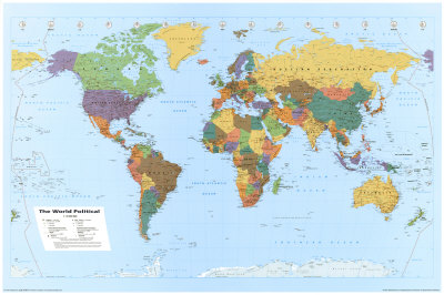 World Map Poster World Map Poster