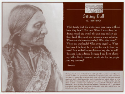 Sitting Bull Print Sitting Bull Print