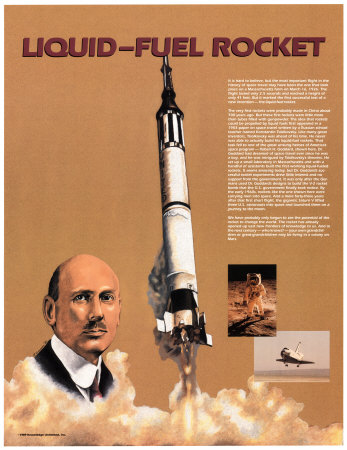 The Liquid Fuel Rocket Print The Liquid Fuel Rocket Print