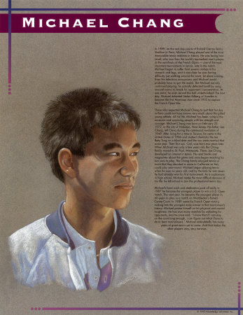 Michael Chang Print Michael Chang Print