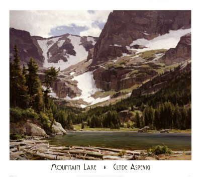 Mountain Lake Print Mountain Lake Print