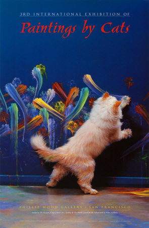 Paintings by Cats Poster Paintings by Cats Poster