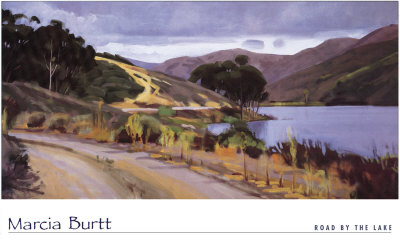 Road by the Lake Print Road by the Lake Print