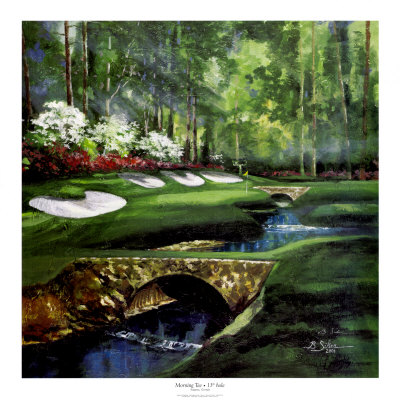 Morning Tee, 13th Hole Print Morning Tee, 13th Hole Print