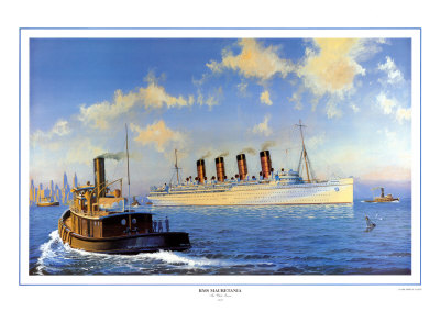 RMS Mauretania Print RMS Mauretania Print