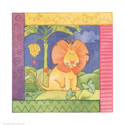 Howard the Lion Print Howard the Lion Print