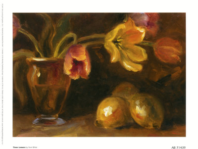 Three Lemons Print Three Lemons Print