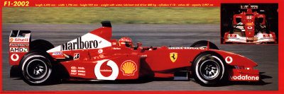 Ferrari Formula 1 2002 Poster Ferrari Formula 1 2002 Poster