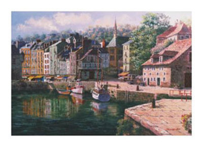Village of Honfleur Print Village of Honfleur Print