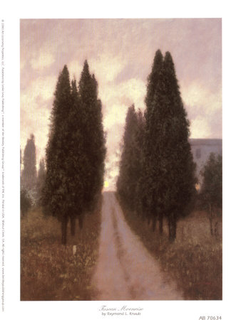Tuscan Moonrise Print Tuscan Moonrise Print