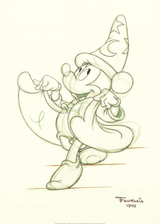 Sorcerer Mickey Print Sorcerer Mickey Print