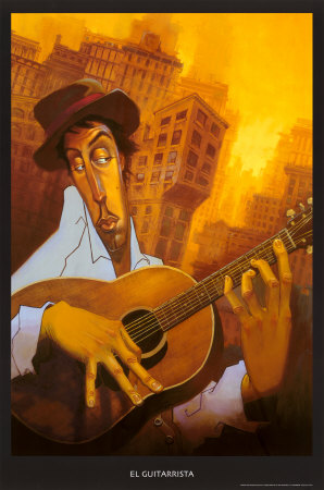 El Guitarrista Print El Guitarrista Print