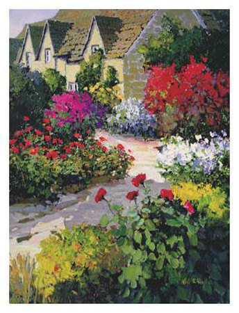 Village Walkway Print Village Walkway Print