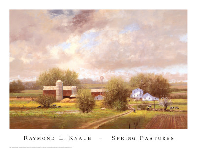 Spring Pastures Print Spring Pastures Print