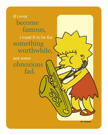 The Simpsons - Lisa Poster Card The Simpsons - Lisa Poster Card