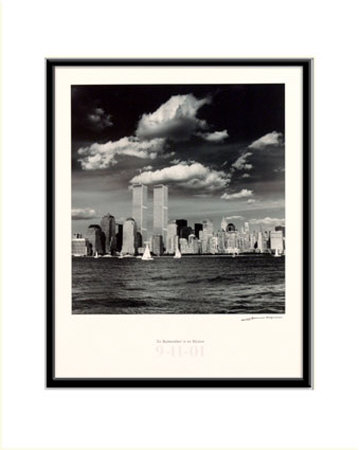 New York, Skyline Matted Print New York, Skyline Matted Print