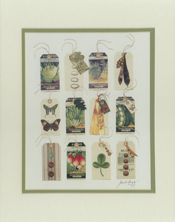 Seed Packets Matted Print Seed Packets Matted Print
