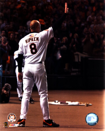 Cal Ripken Jr. - Last Game Waving Photograph Cal Ripken Jr. - Last Game Waving Photograph