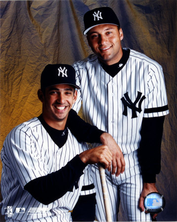 derek jeter images. Jorge Posada and Derek Jeter