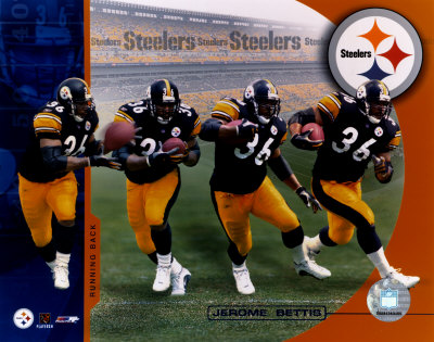 Jerome Bettis Multiple Exposure Photograph Jerome Bettis Multiple Exposure Photograph