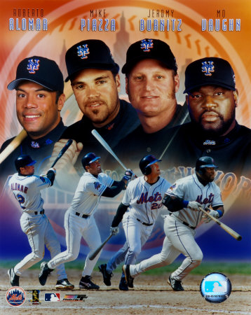 2002 New York Mets Big Four Photograph 2002 New York Mets Big Four Photograph