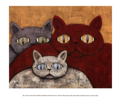 Sun Cats Print Sun Cats Print