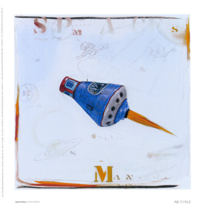 Spaceship Print Spaceship Print