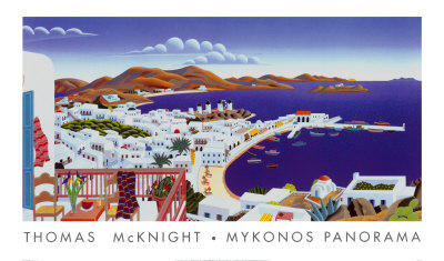 Mykonos Panorama Print Mykonos Panorama Print
