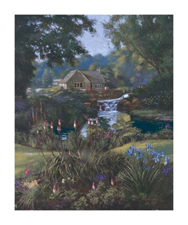 Victoria's Garden Print Victoria's Garden Print