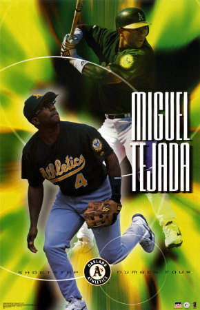 Oakland Athletics - Miguel Tejada Poster Oakland Athletics - Miguel Tejada Poster