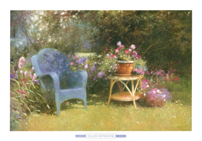Garden Corner Print Garden Corner Print