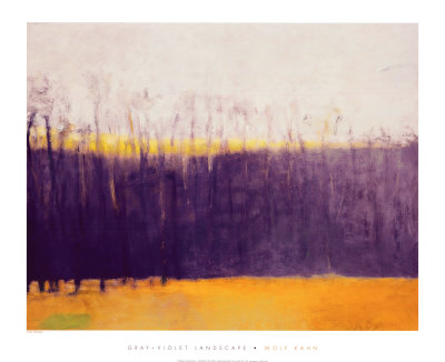 Gray-Violet Landscape Print Gray-Violet Landscape Print
