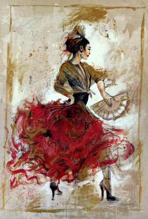 Flamenco II Print Flamenco II Print