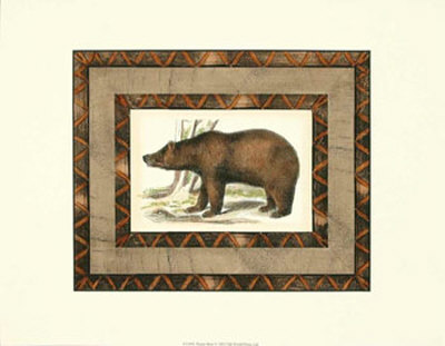 Rustic Bear Print Rustic Bear Print